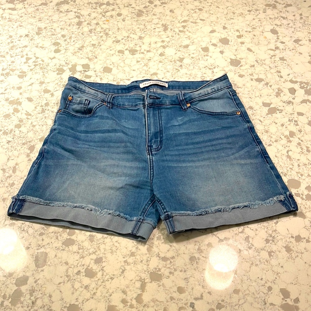 Denim shorts